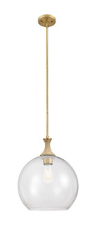 Ballston One Light Pendant in Brushed Brass (405|415-1SR-BB-G122-14)