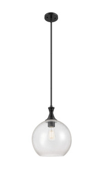 Ballston One Light Mini Pendant in Matte Black (405|415-1S-BK-G124-12)