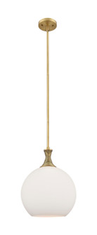 Ballston One Light Mini Pendant in Brushed Brass (405|415-1S-BB-G121-12)