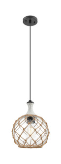 Ballston One Light Mini Pendant in Matte Black (405|415-1PR-BK-G122-10RB)