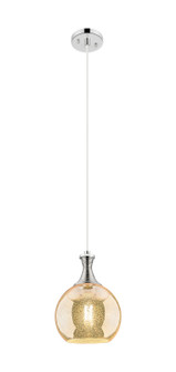 Ballston One Light Mini Pendant in Polished Nickel (405|415-1P-PN-G128-8)