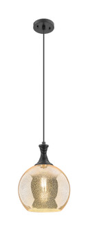 Ballston One Light Mini Pendant in Matte Black (405|415-1P-BK-G128-10)