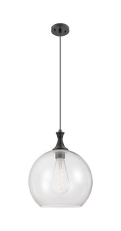Ballston One Light Pendant in Matte Black (405|415-1P-BK-G122-14)