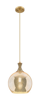 Ballston One Light Mini Pendant in Brushed Brass (405|415-1P-BB-G128-10)