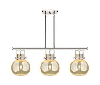 Downtown Urban Three Light Island Pendant in Polished Nickel (405|411-3I-PN-G410-10ME)