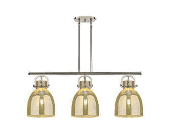 Downtown Urban Three Light Island Pendant in Satin Nickel (405|410-3I-SN-G412-10ME)
