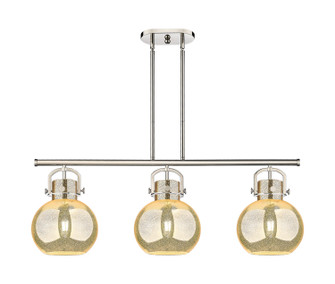 Downtown Urban Three Light Island Pendant in Polished Nickel (405|410-3I-PN-G410-10ME)