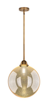 Nouveau 2 One Light Mini Pendant in Brushed Brass (405|288-1S-BB-G208-12)