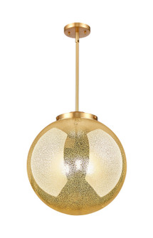 Essex Three Light Pendant in Satin Gold (405|221-3S-SG-G208-16)
