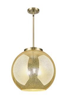 Essex Three Light Pendant in Antique Brass (405|221-3S-AB-G128-16)