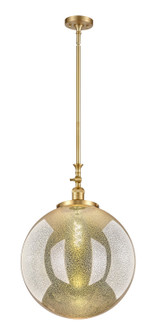 Franklin Restoration One Light Mini Pendant in Satin Gold (405|206-SG-G208-18)