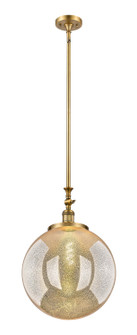 Franklin Restoration One Light Mini Pendant in Brushed Brass (405|206-BB-G208-16)