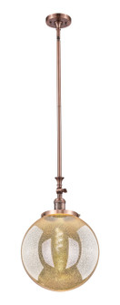 Franklin Restoration One Light Mini Pendant in Antique Copper (405|206-AC-G208-14)