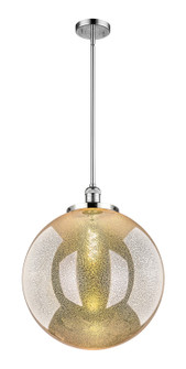 Franklin Restoration One Light Pendant in Polished Chrome (405|201S-PC-G208-18)