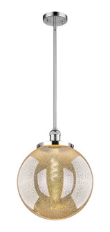 Franklin Restoration One Light Pendant in Polished Chrome (405|201S-PC-G208-14)