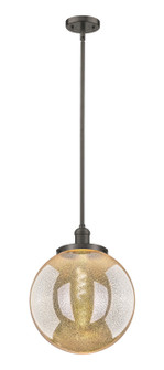 Franklin Restoration One Light Pendant in Oil Rubbed Bronze (405|201S-OB-G208-14)