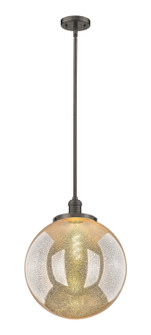 Franklin Restoration One Light Pendant in Oil Rubbed Bronze (405|201S-OB-G208-16)
