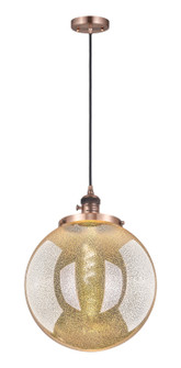 Franklin Restoration One Light Mini Pendant in Antique Copper (405|201CSW-AC-G208-14)