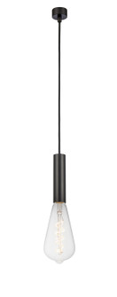 Auralume One Light Mini Pendant in Matte Black (405|198-1P-BK)