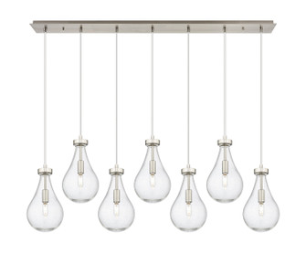 Downtown Urban Seven Light Linear Pendant in Brushed Satin Nickel (405|127-451-1P-SN-G451-7SDY)