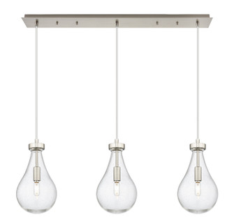 Downtown Urban Three Light Linear Pendant in Brushed Satin Nickel (405|123-451-1P-SN-G451-7SDY)