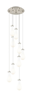 Downtown Urban Nine Light Pendant in Brushed Satin Nickel (405|119-451-1P-SN-G451-5GWH)