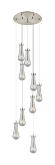 Downtown Urban Nine Light Pendant in Brushed Satin Nickel (405|119-451-1P-SN-G451-4SM)