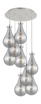 Downtown Urban Nine Light Pendant in Polished Nickel (405|119-451-1P-PN-G451-7SM)