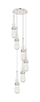 Downtown Urban Six Light Pendant in Polished Nickel (405|116-452-1P-PN-G452-4SDY)