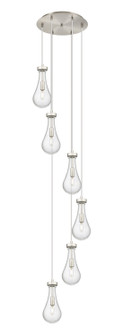 Downtown Urban Six Light Pendant in Brushed Satin Nickel (405|116-451-1P-SN-G451-5SDY)