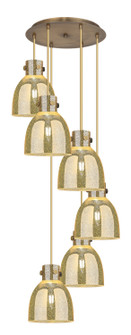 Downtown Urban Six Light Pendant in Brushed Brass (405|116-410-1PS-BB-G412-8ME)