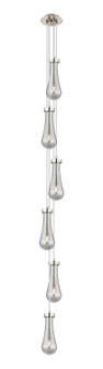 Downtown Urban Six Light Pendant in Brushed Satin Nickel (405|106-451-1P-SN-G451-4SM)