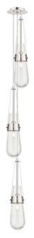 Downtown Urban Three Light Pendant in Polished Nickel (405|103-452-1P-PN-G452-4SDY)