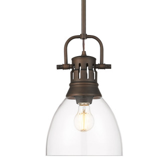 Duncan One Light Pendant in Rubbed Bronze (62|3604-S RBZ-CLR)