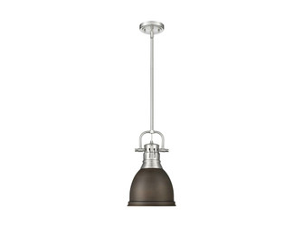 Duncan One Light Pendant in Pewter (62|3604-S PW-RBZ)