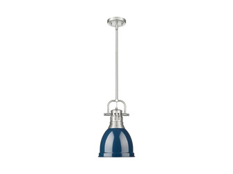 Duncan One Light Pendant in Pewter (62|3604-S PW-NVY)