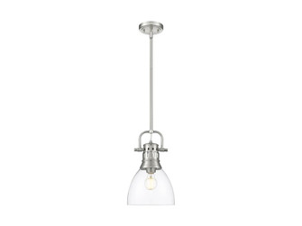 Duncan One Light Pendant in Pewter (62|3604-S PW-CLR)