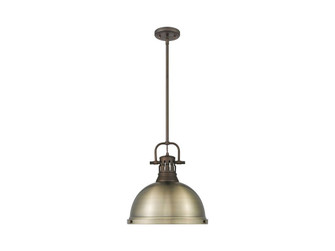 Duncan One Light Pendant in Rubbed Bronze (62|3604-L RBZ-AB)