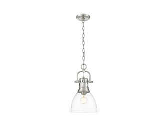 Duncan One Light Pendant in Pewter (62|3602-S PW-CLR)