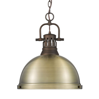 Duncan One Light Pendant in Rubbed Bronze (62|3602-L RBZ-AB)