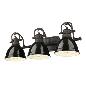 Duncan BCB Three Light Vanity in Rubbed Bronze (62|3602-BA3 RBZ-BK)