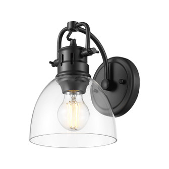 Duncan One Light Vanity in Matte Black (62|3602-BA1 BLK-CLR)