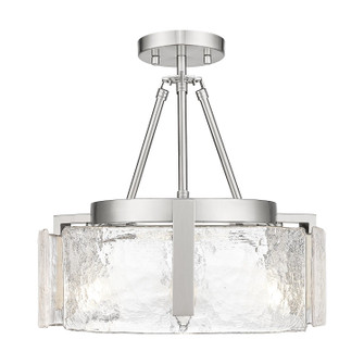 Aenon Three Light Semi-Flush Mount in Pewter (62|3164-3SF PW-HWG)