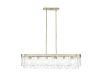 Ciara Six Light Pendant in White Gold (62|1768-LP WG-HWG)