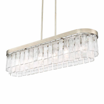 Ciara Six Light Pendant in White Gold (62|1768-LP WG-HWG)