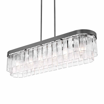 Ciara Six Light Pendant in Matte Black (62|1768-LP BLK-HWG)