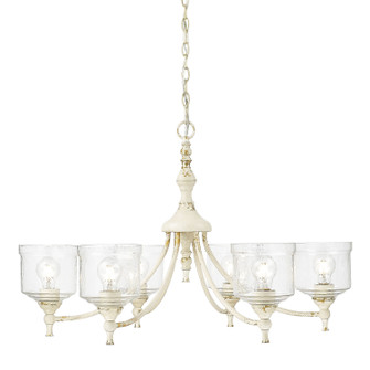 Keating Six Light Chandelier in Antique Ivory (62|0806-6 AI-HWG)