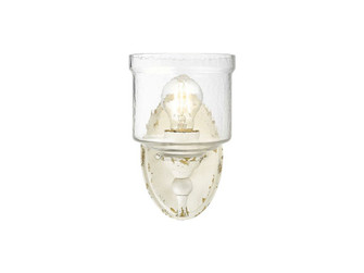 Keating One Light Wall Sconce in Antique Ivory (62|0806-1W AI-HWG)