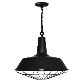 Morgan One Light Pendant in Black (401|9611P18-1-101)
