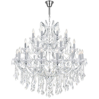 Maria Theresa 33 Light Chandelier in Chrome (401|8318P42C-33 (Clear))